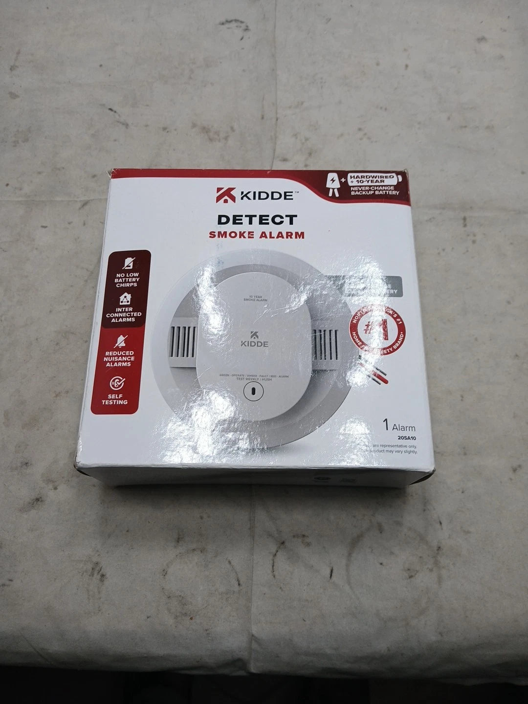 Kidde 20SA10 Smoke Alarm Hardwired Interconnected Detector (Open Box )