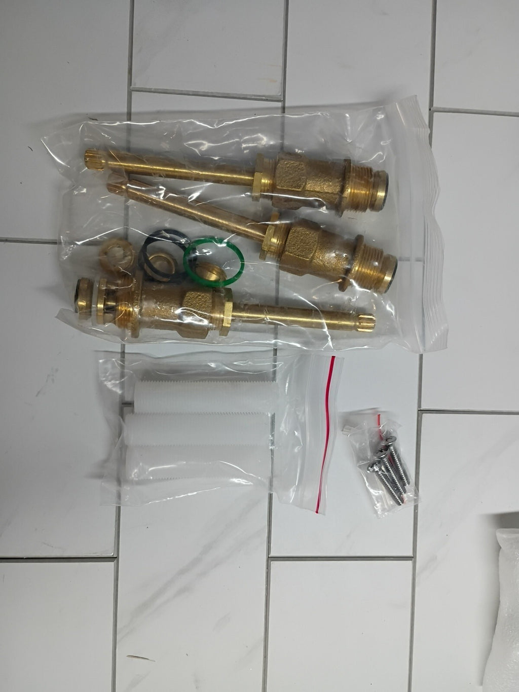 Danco 39696 Porcelain Cross-Handle Bathtub & Shower Rebuild Kit for Pfister