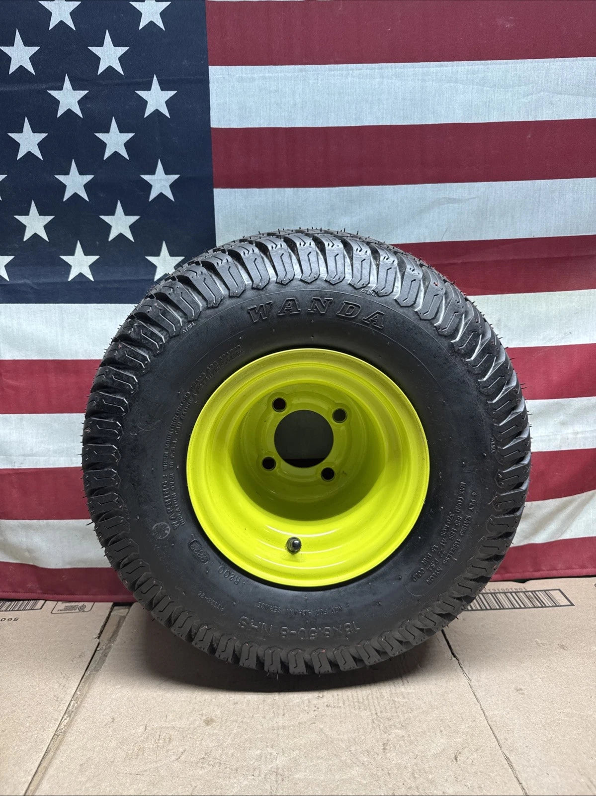 Rear Wheel And Tire For Ryobi Z54Li 80V Zero Turn Lawn Mower