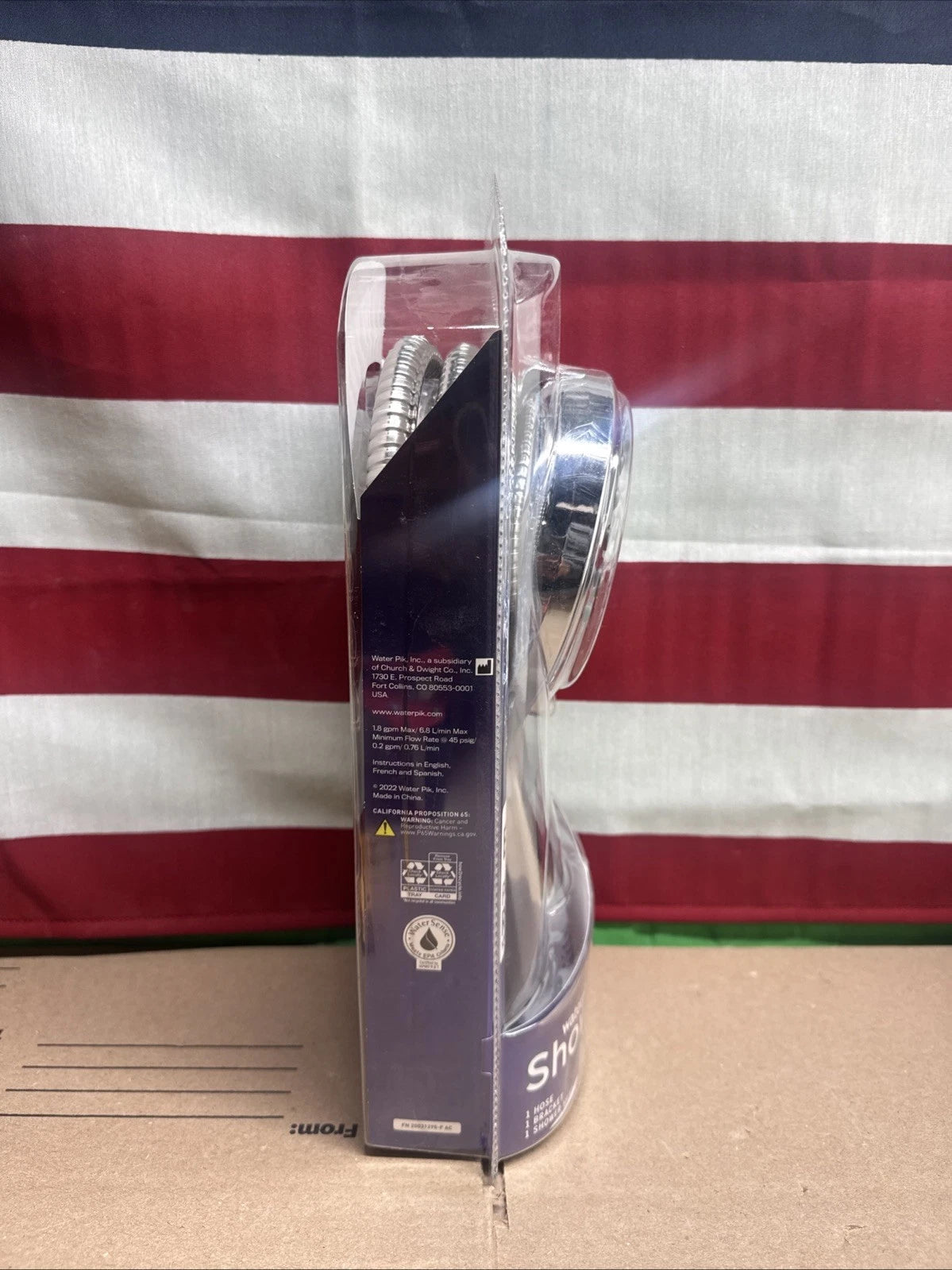 7-Spray Patterns w/ 1.8 GPM 4.75" Wall Mount Adjust Handheld Shower Head, Chrome