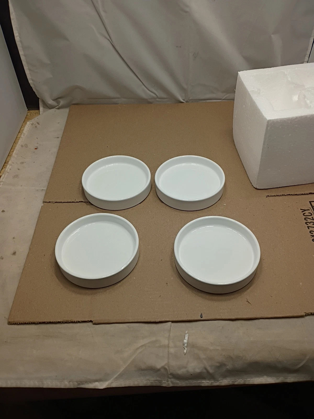 4Pack Ceramic Plant Saucer Pot Tray Planter Saucers