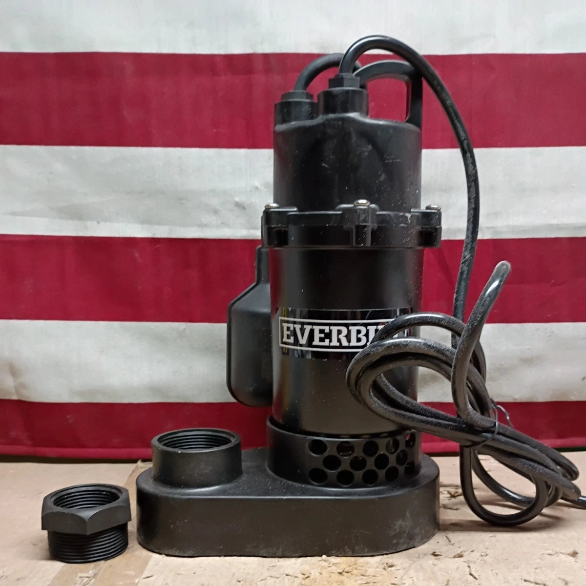 Everbilt 1/3 HP Corrosion Resistant Aluminum Sump Pump w/ Tether Switch OB