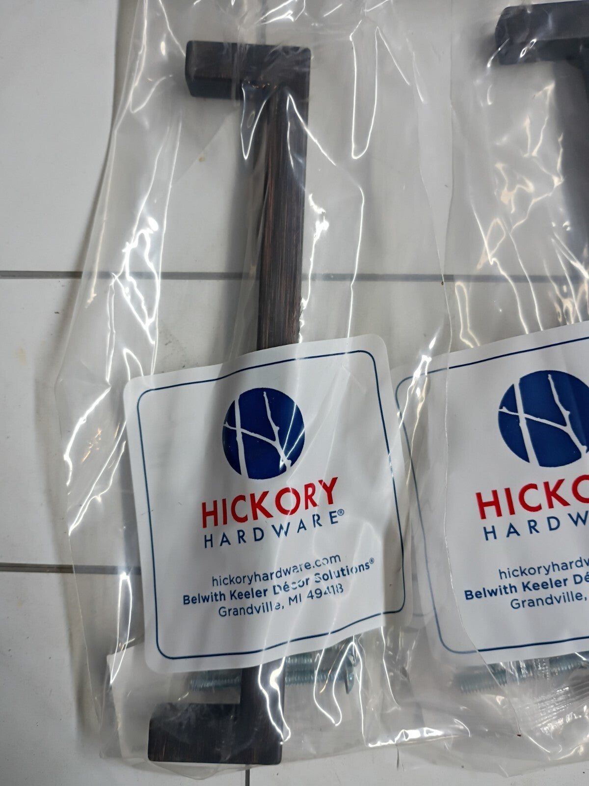 26pk Hickory hardware Skylight Vintage Bronze Cabinet Bar Pull 6-5/16" Open Box