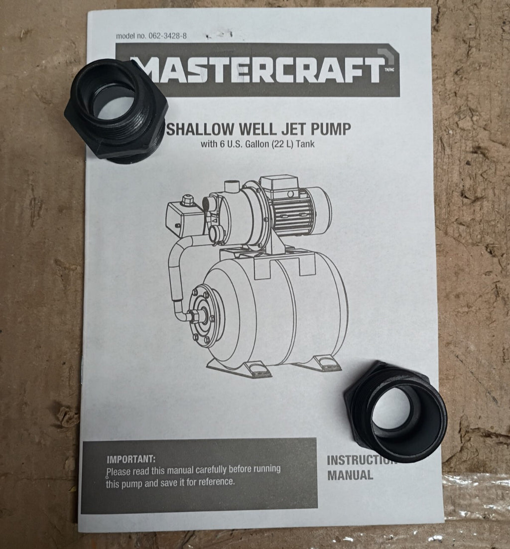 Mastercraft Shallow Well Jet Pump Open Box