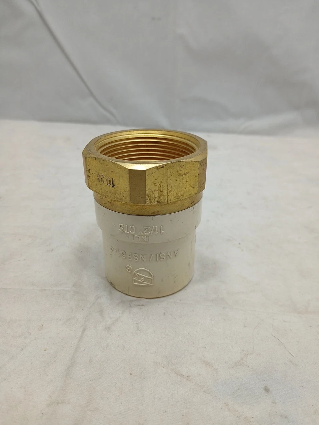 1-1/2"in Lead Free Brass Female x CPVC Adapter Transition Pipe Fitting NEW OB
