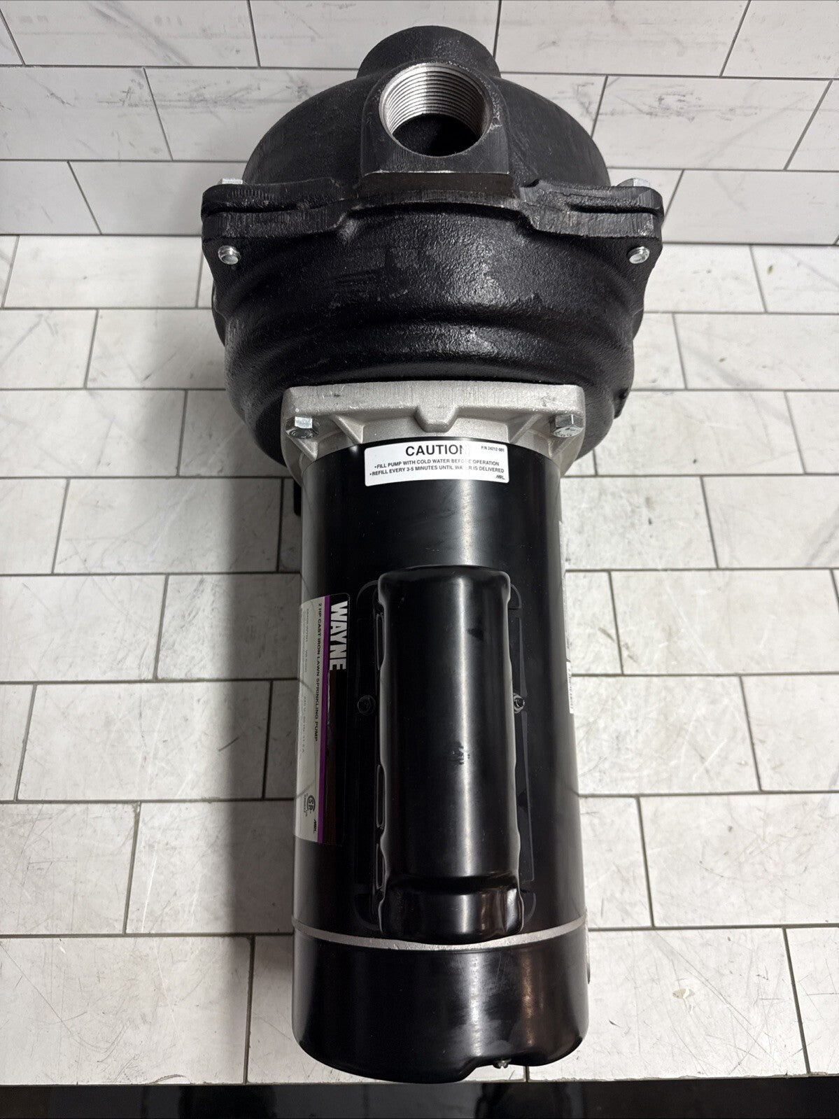 Wayne 58409-WYN1, 2 HP Permanent Lawn Irrigation Sprinkler Pump Open Box,
