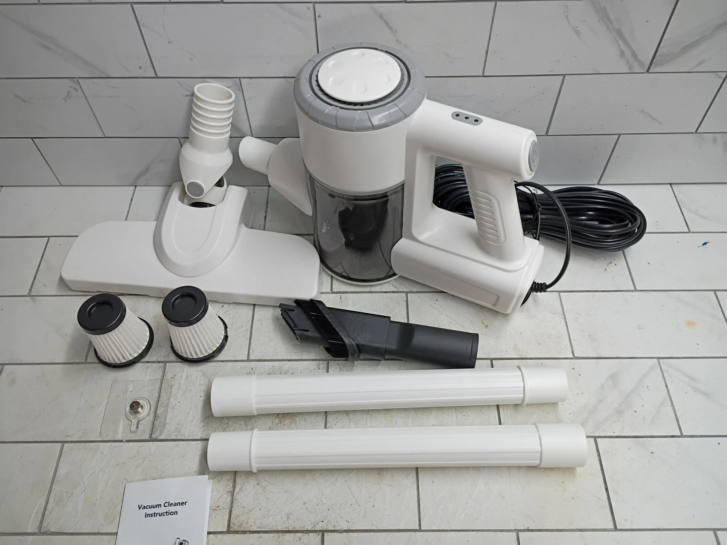 Corded Vacuum Cleaner, Powerful Suct with Motor, And Attachments L, Open Box