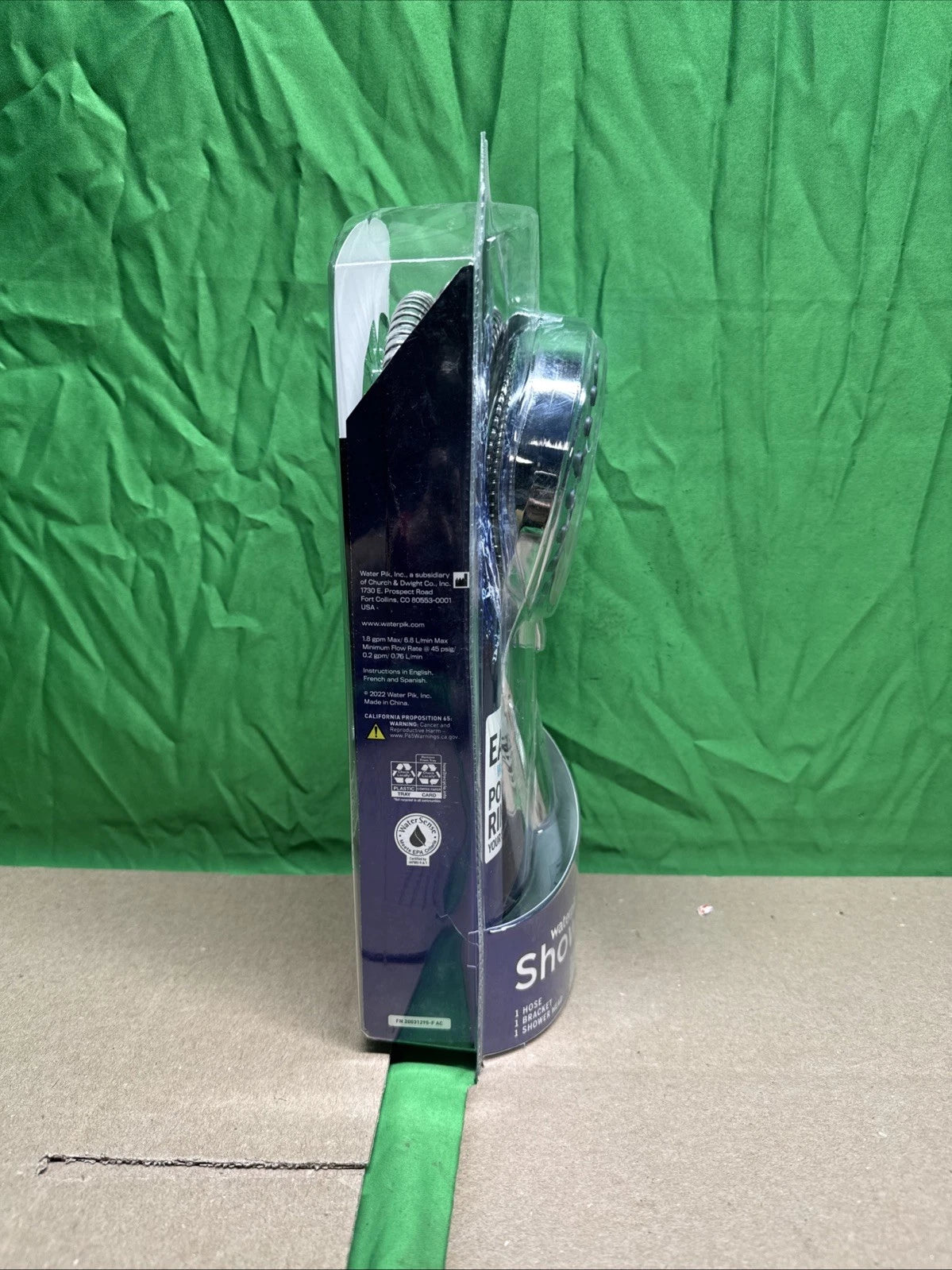 7-Spray Patterns w/ 1.8 GPM 4.75" Wall Mount Adjust Handheld Shower Head, Chrome