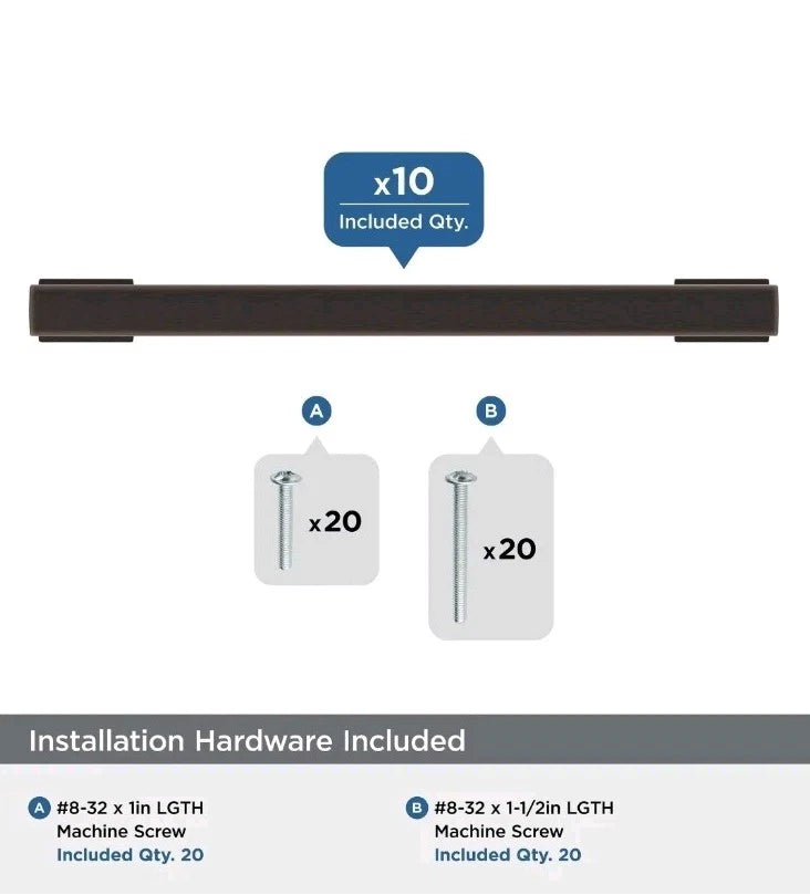 10 PK Amerock 10BX37093ORB Oil Rubbed Bronze Cabinet Pull 6-5/16" Center