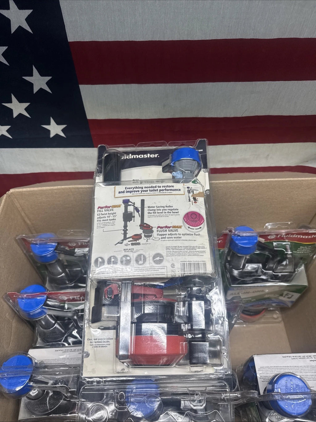 LOT OF 9 Fluidmaster Universal Complete Toilet Rebuild Repair Kit 10" H 400ARHRK