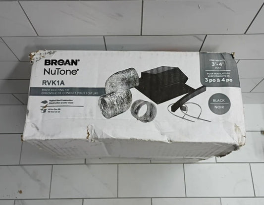 Broan NuTone RVK1A Roof Vent Duct Kit – Bathroom Fan Vent Kit NEW Open Box