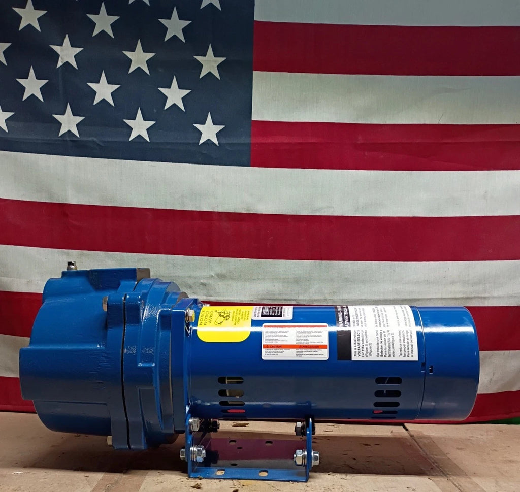 Everbilt HDLS15 1-1/2 HP Dual Voltage Cast Iron Professional Irrigation Pump OB