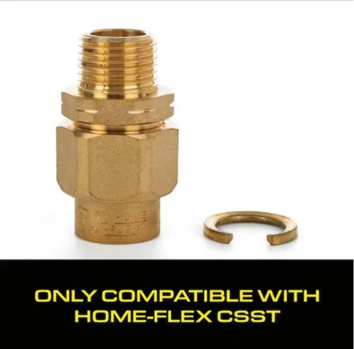 1/2 in. CSST x 25 ft. Corrugated Stainless Steel Tubing and 1/2 in. CSST....
