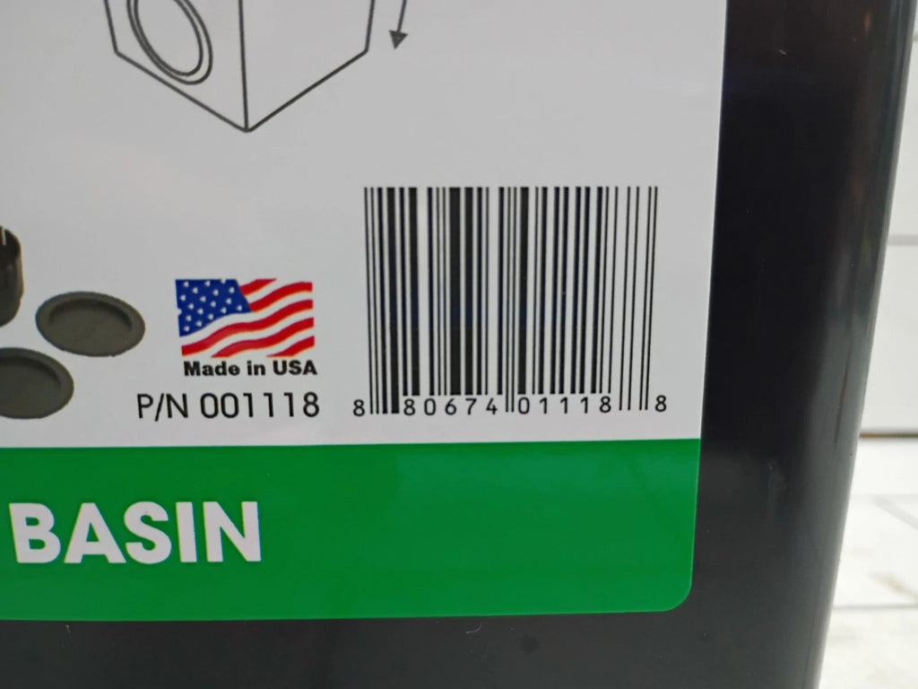 RELN 001118 10 in. x 10 in. x 11.2 in. Catch Basin Kit 2.8 Gallon New Open Box
