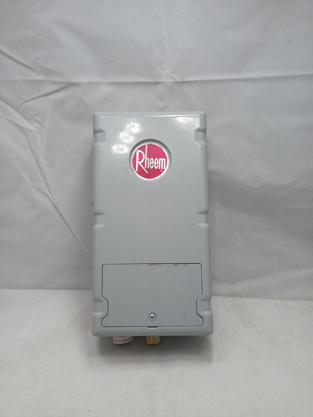 Rheem4.1 kW, 208-Volt Non-Thermostatic Tankless Electric Water Heater,...