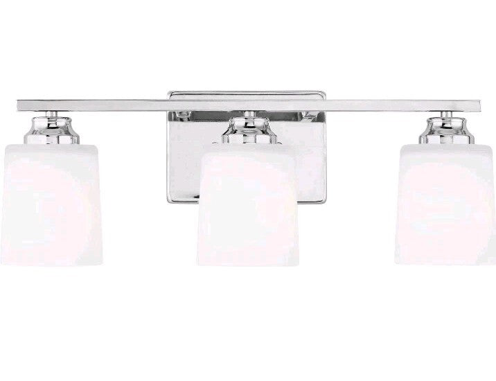 Generation Lighting 4428903-05 Franport 3 Light 21" Chrome Wall Bath Fixture OB