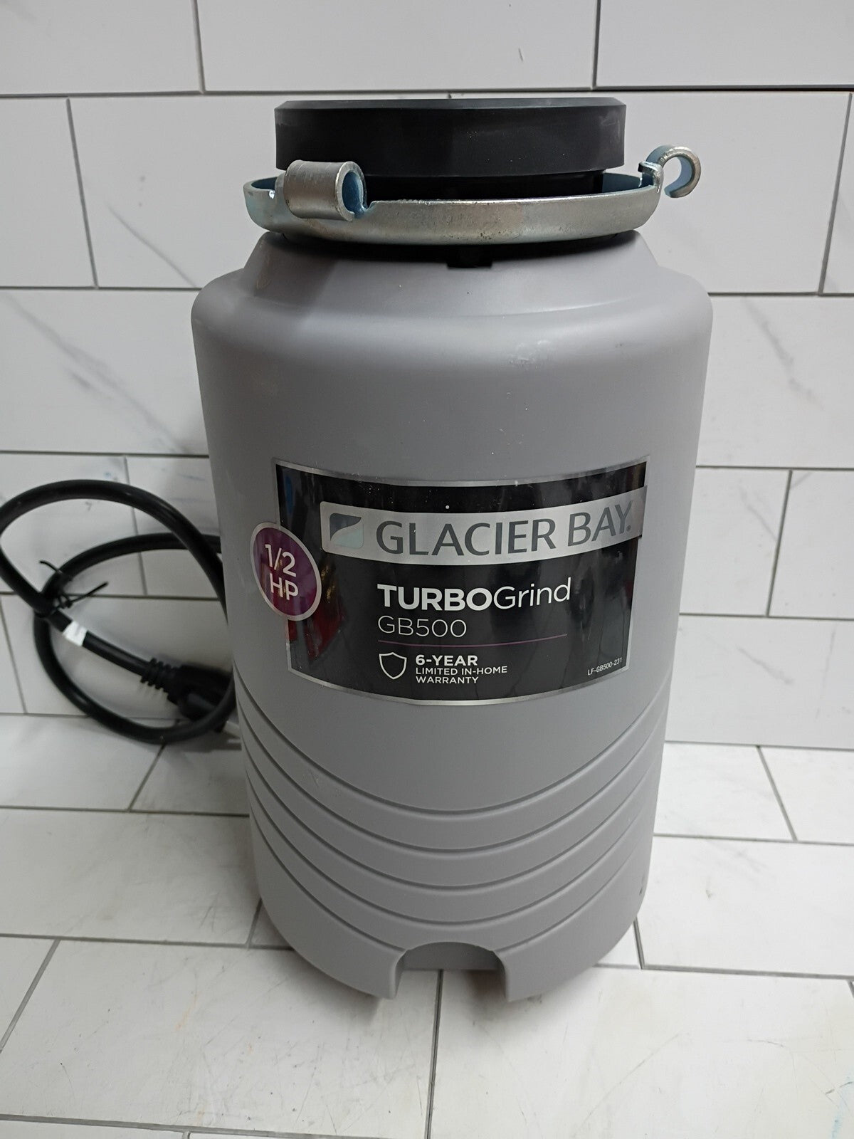Glacier Bay  GB500 Turbo Grind 1/2hp Garbage Disposal Open Box....