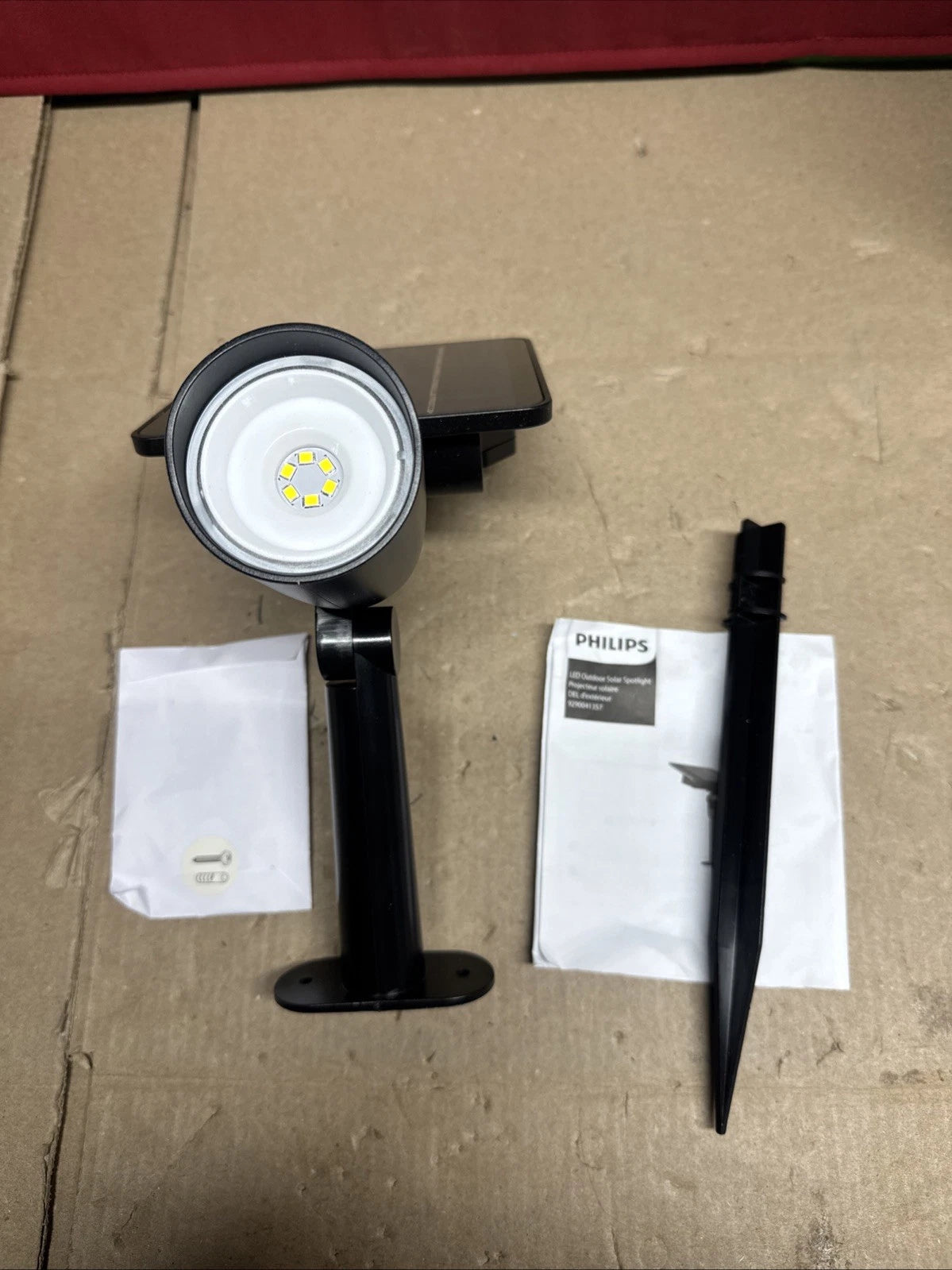 Philips Ashlyn Outdoor Solar LED Spot or Wall Mount Light 590042