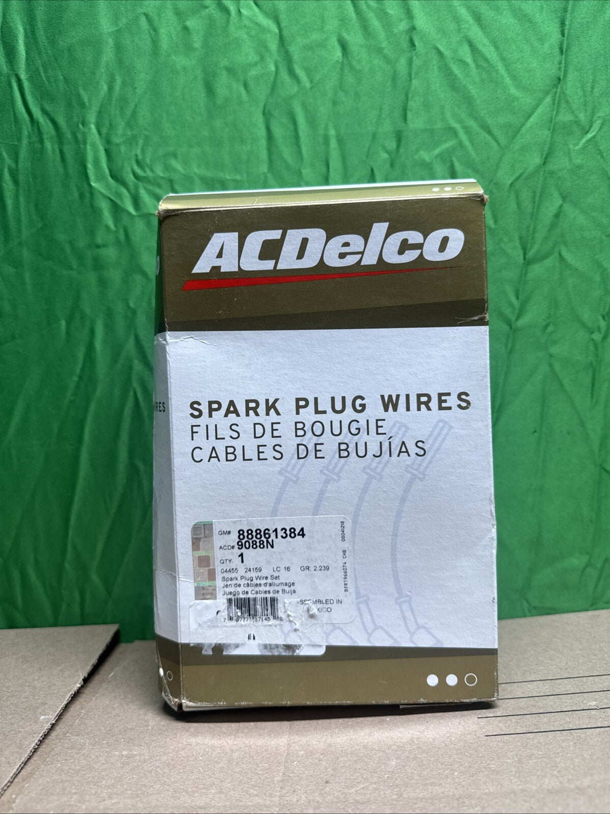 High-Performance Spark Plug Wire Set with 3 Pin XLR Connectors - 9088N Model