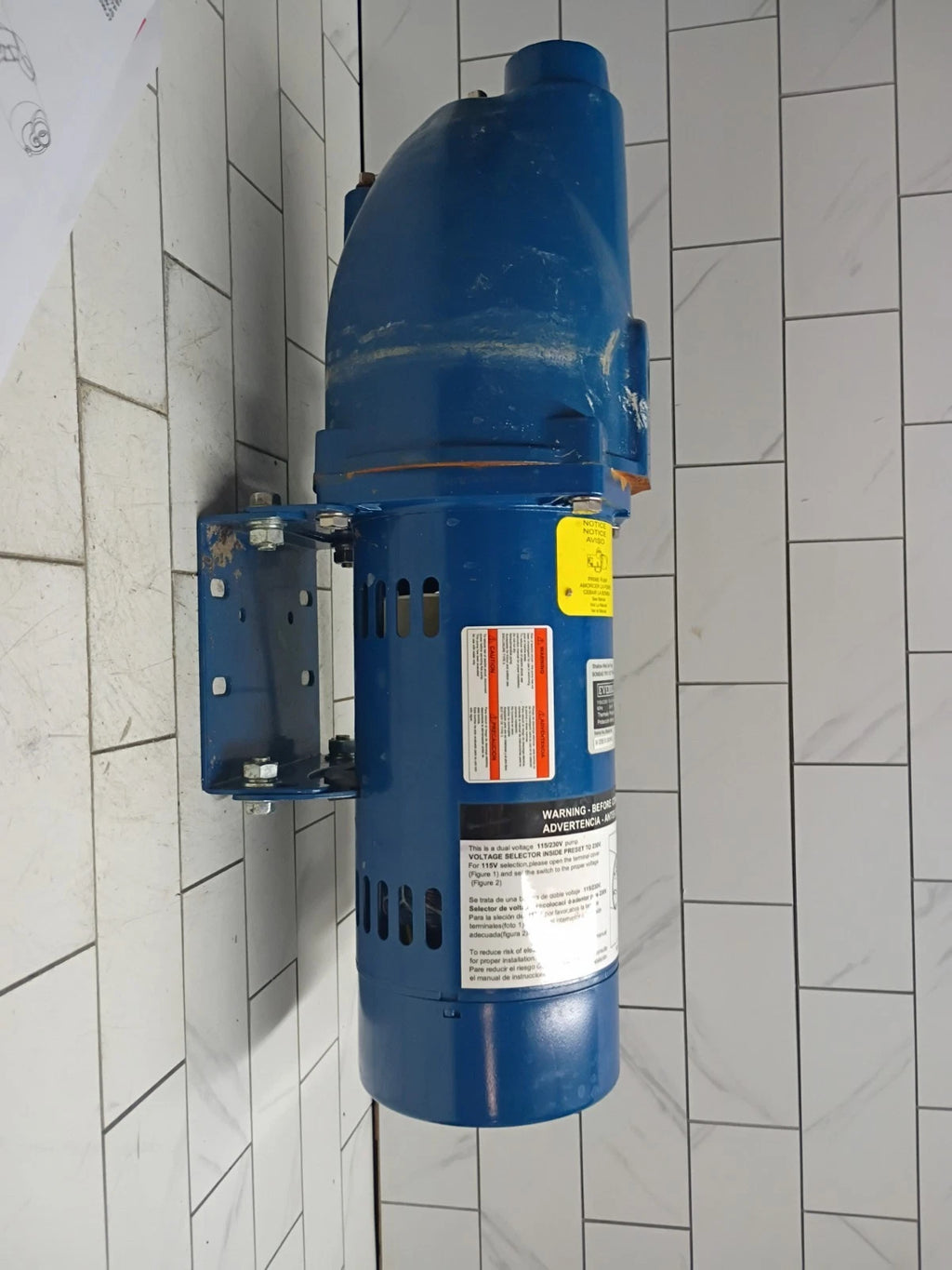 Everbilt HDSWJ7 3/4 HP Cast Iron Shallow Well Jet Pump *For Parts *