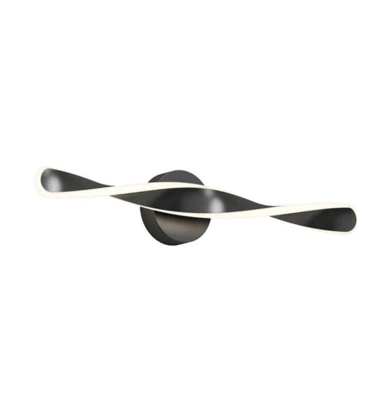 Artika Finley 27 in. 1 Light Black Modern Integrated LED 3 CCT Vanity Light Bar