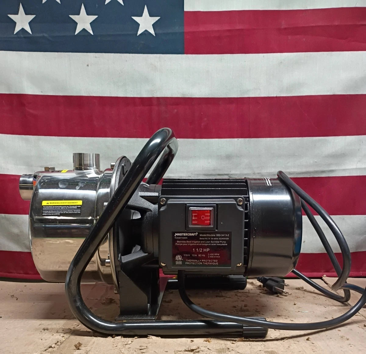 Mastercraft Irrigation And Lawn Sprinkler Pump Open Box