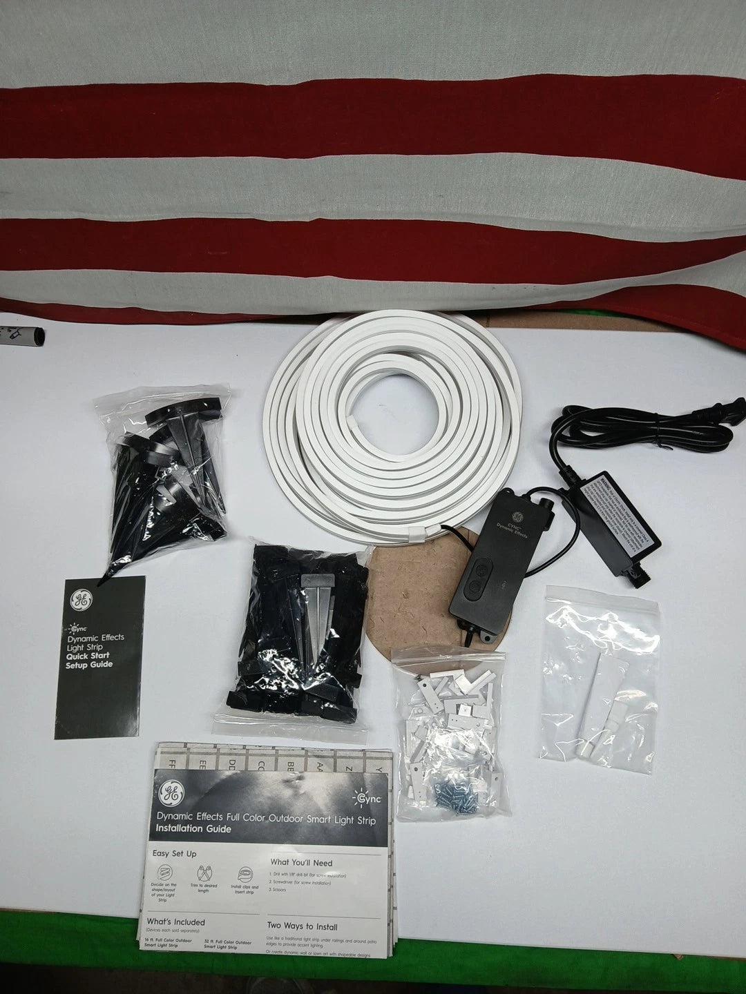GE Household Lighting Dynamic Effects Outdoor Full Color Smart Light Strip