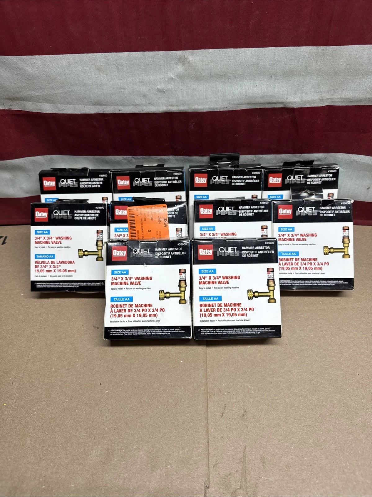 Lot Of 10 Oatey Quiet Pipes 3/4 x 3/4 Washing Machine Hammer Arrestor Open Box