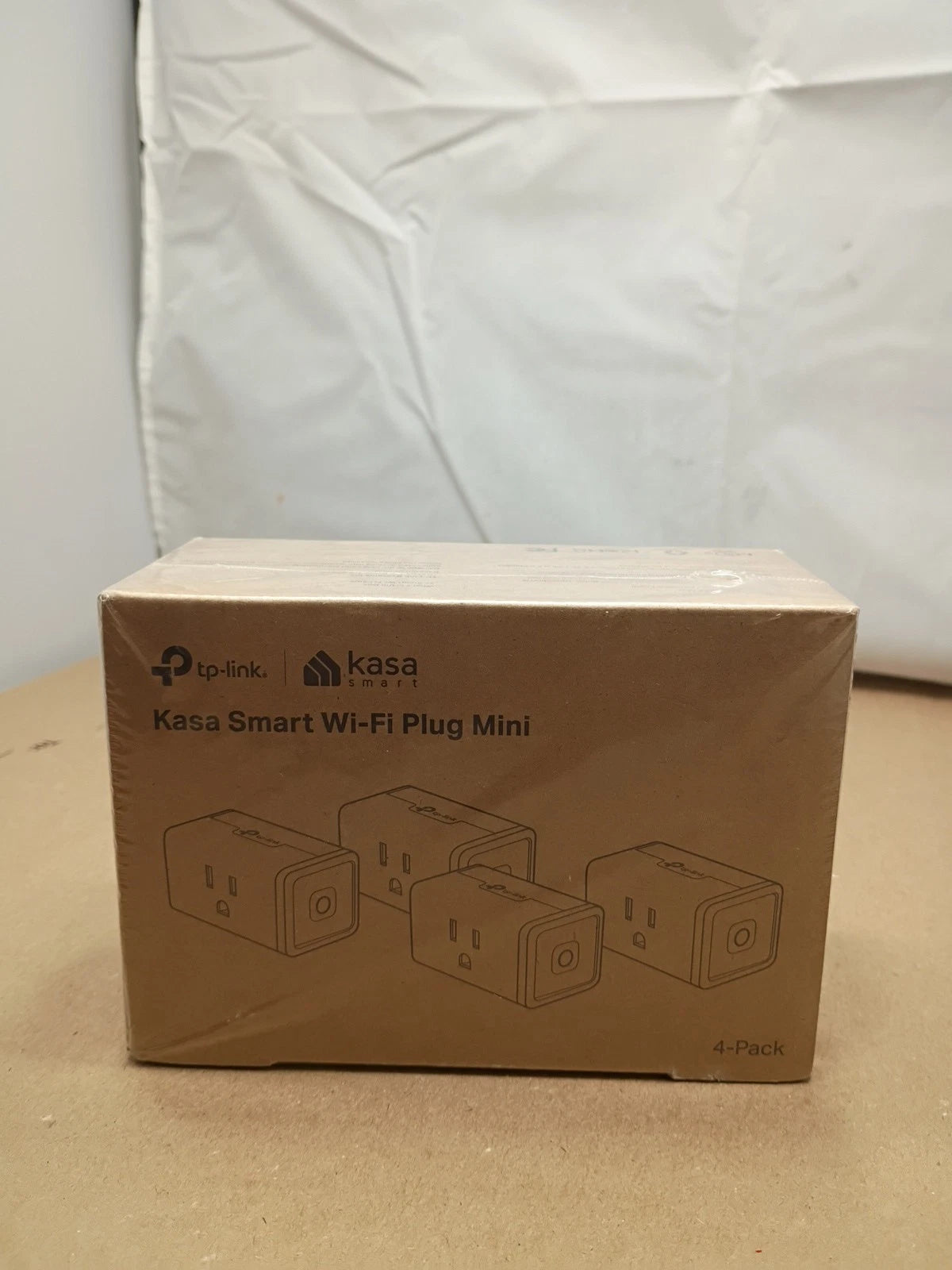 New 4 Pack Kasa Smart Plug Mini 15A, Smart Home Wi-Fi Outlet Works with Alexa