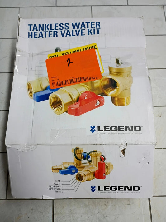 LEGEND VALVE Tankless Water Heater Isolation Valve Kit 101-251NL Open Box