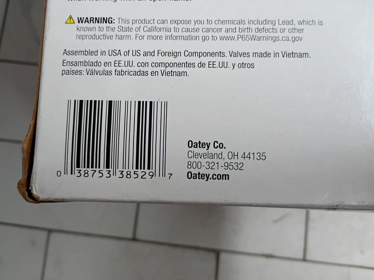 (2 Pack) Oatey 38529 Washing Machine Center Drain Outlet Box With Swt Valves OB