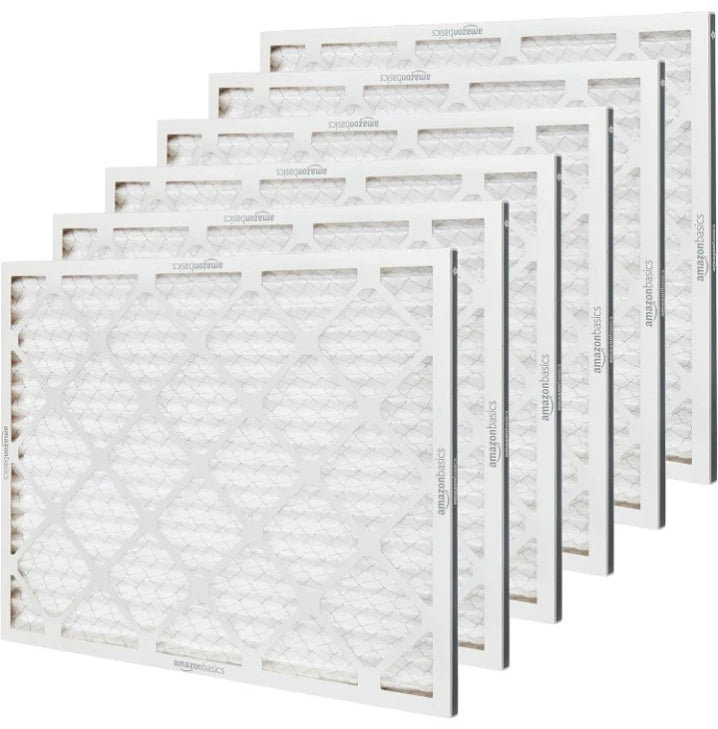 MERV 6-pack 8 AC Furnace Filters, Removes Dust, Electrostatic, Allergy Cont OB