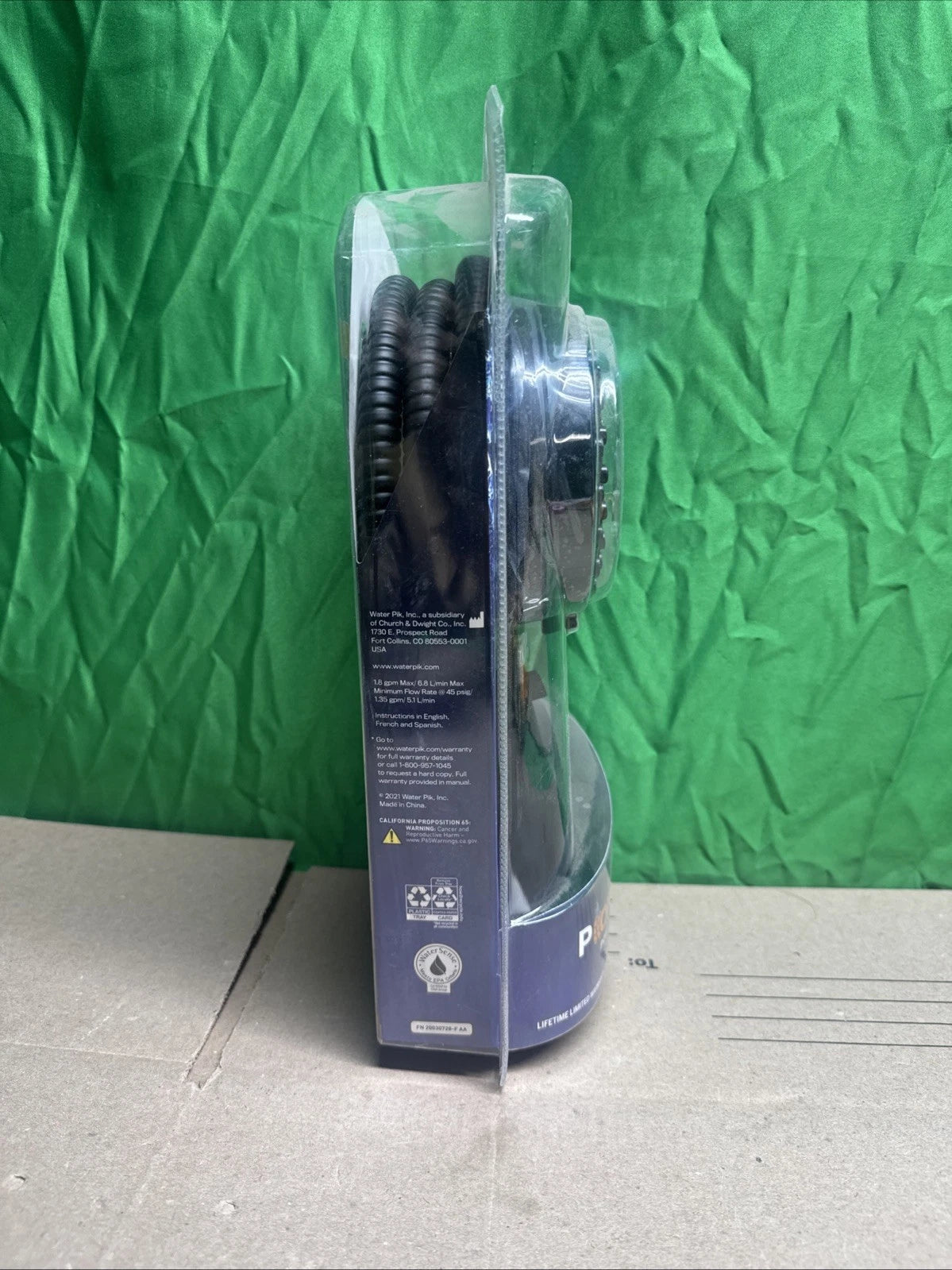 6-Spray Patterns with 1.8 GPM 4.75 in. Single Wall Mount Adjustable Handheld