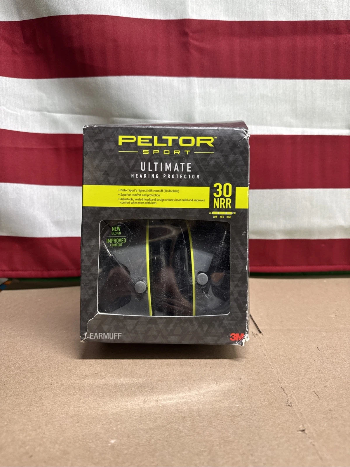 Peltor Sport Ultimate Hearing Protector, Noise Reduction Rating (NRR) 30 dB, ...