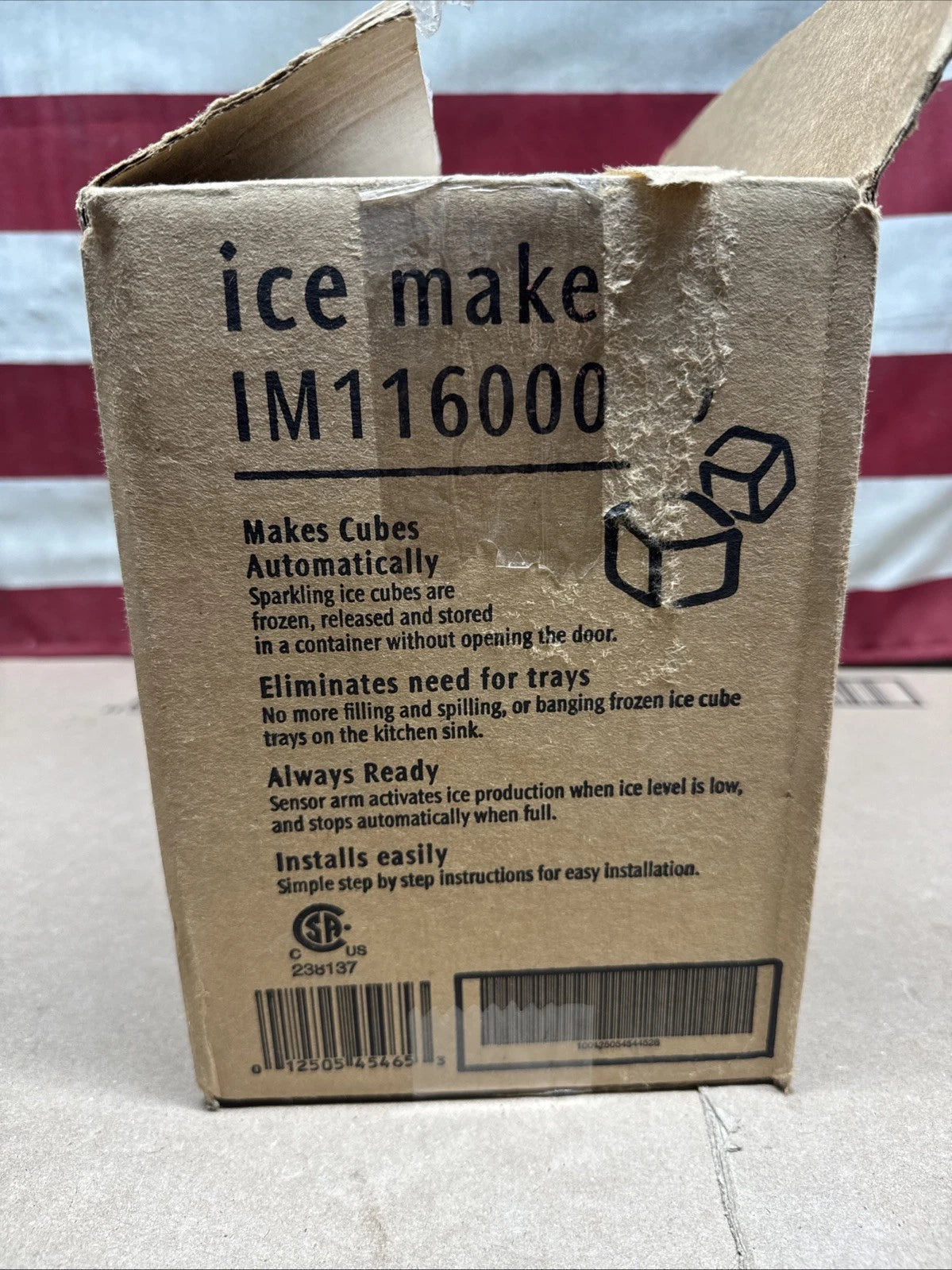 Genuine OEM Frigidaire IM116000 Refrigerator Ice Maker Kit