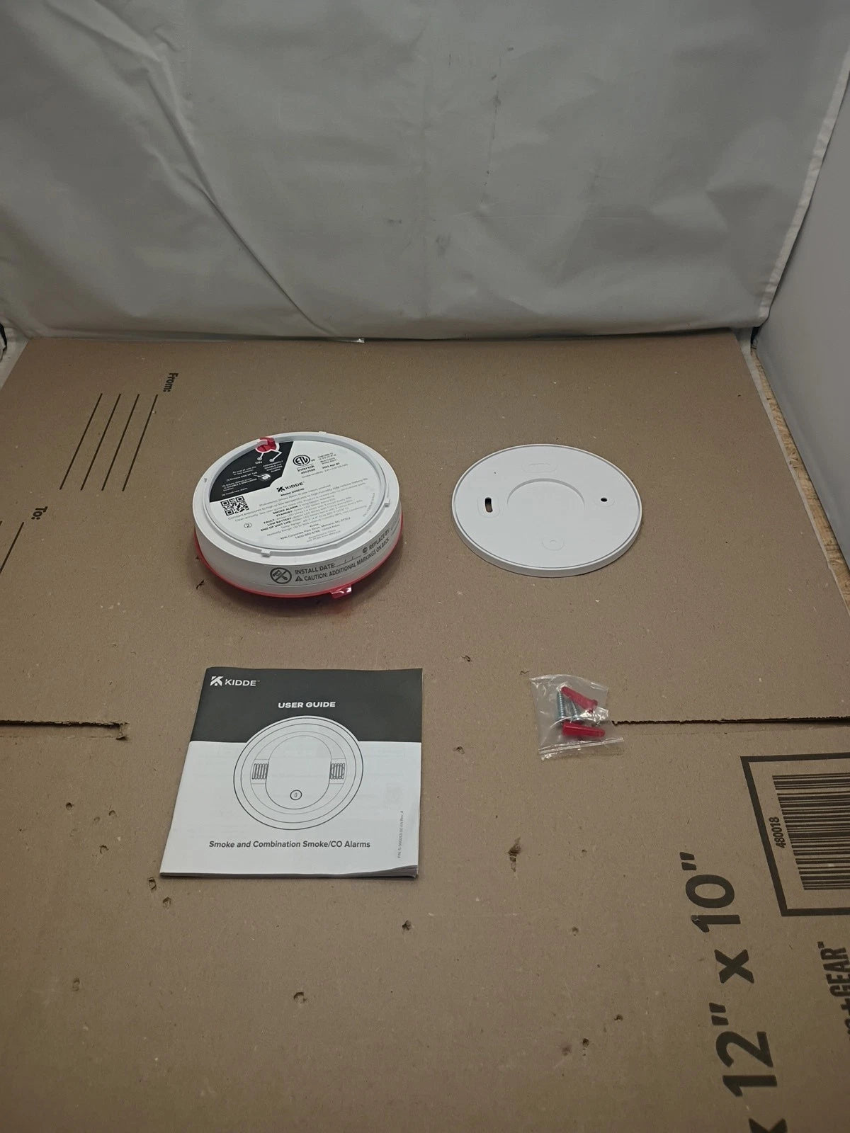 Kidde 20SD10 Smoke Alarm 10-Year Battery Photoelectric Detector White