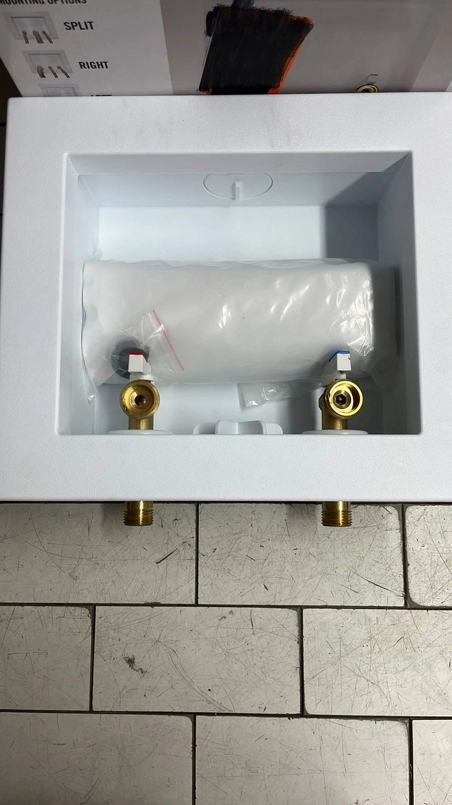 Everbilt 1/2 Brass SWT/MNPT Washing Machine Outlet open box READ DESCRIPTION*