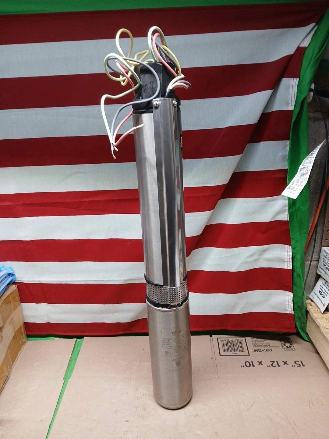 1 HP Submersible 3-Wire Motor 10 GPM Deep Well Potable Water Pump