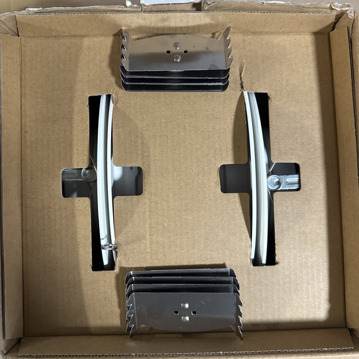 Commercial Electric 5/6" LED Recessed Retrofit Light Trim Selectable CCT 4-Pack.