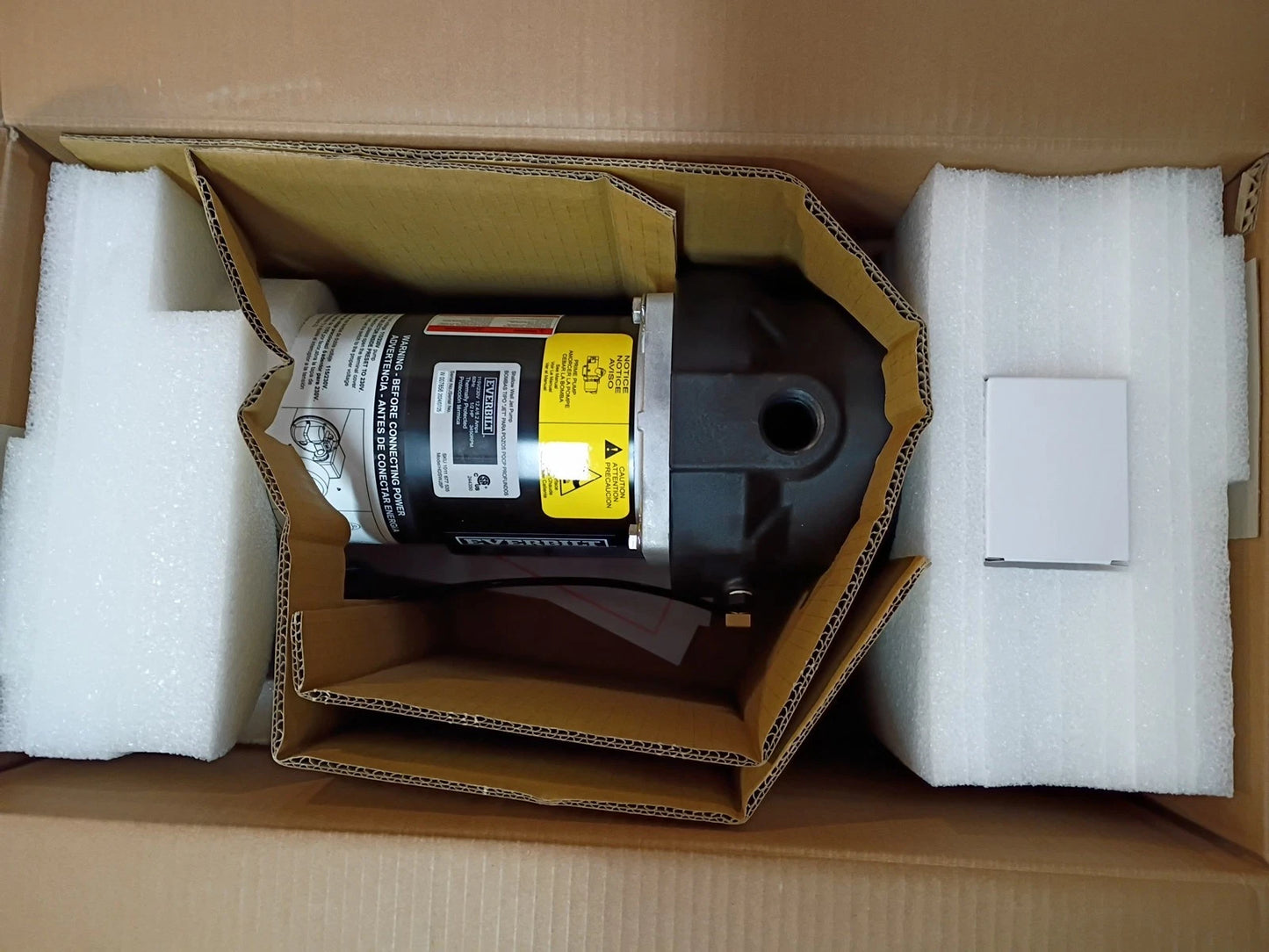 Everbilt HDS2J5P 1/2 HP Plastic Shallow Well Jet Pump New* Open Box