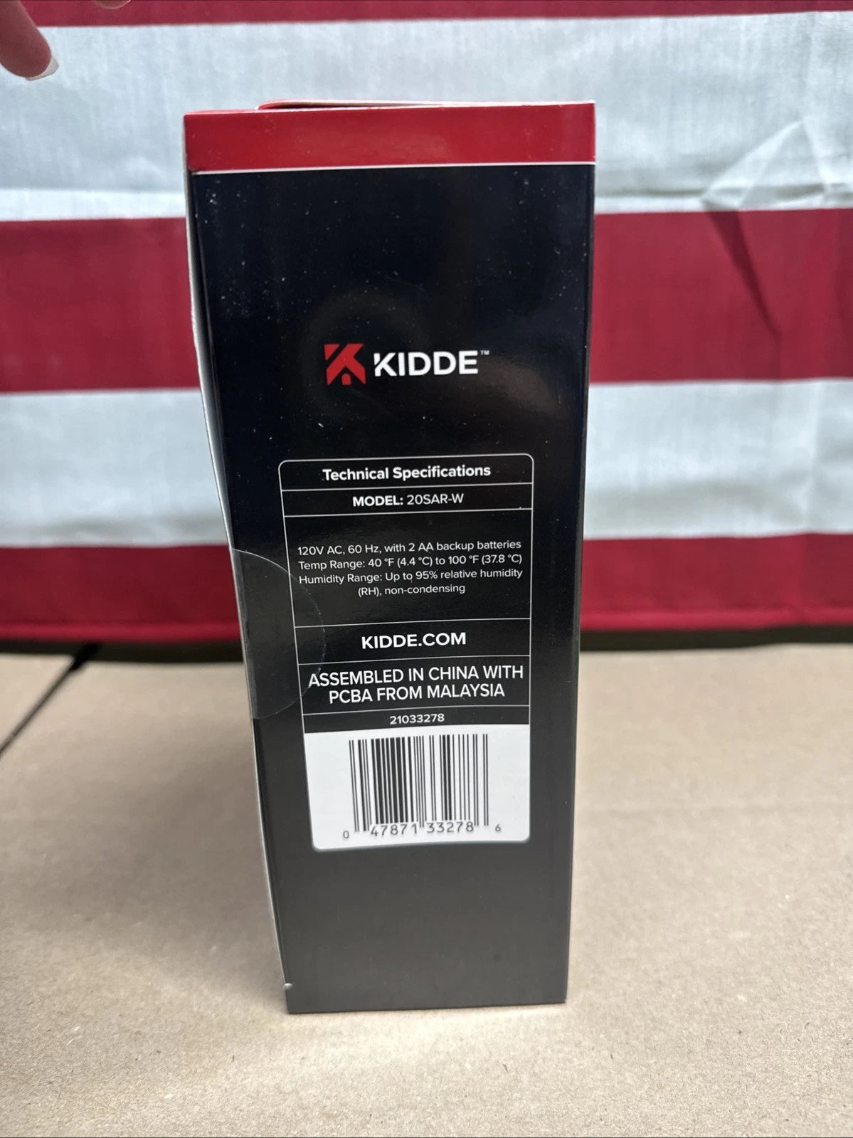 BRAND NEW Kidde Smart Smoke Alarm Detector WIRED Model 20SAR-W Wi-Fi
