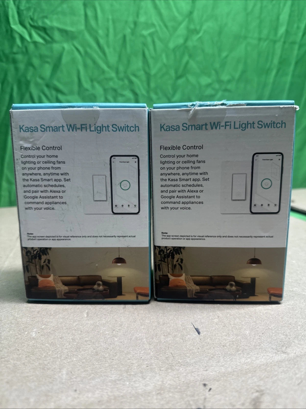 2Pk Tp-Link Kasa Smart Light SwitchHS200,Single Pole,Needs Neutral Wire,2.4GHz W