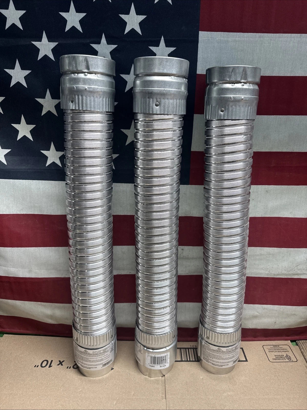 3 Pack SELKIRK 173036R 3” B-vent 2-3.5FT Expandable Flexible Connector NEW