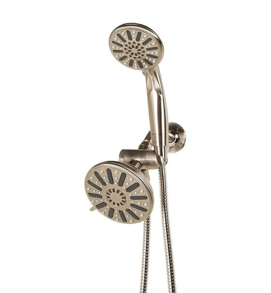 Glacier Bay 6-Spray Hand Shower and Showerhead Combo Kit. in Brushed Nickel