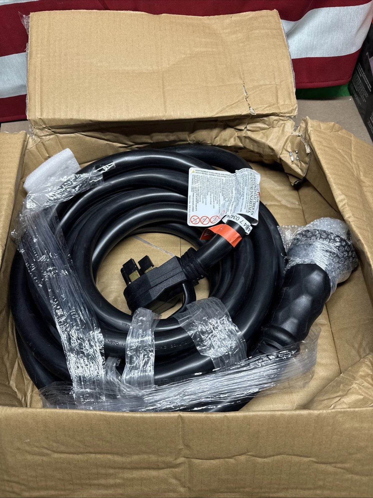 VEVOR25 ft. Generator Extension Cord 50 Amp 125/250-Volt Generator Extension...