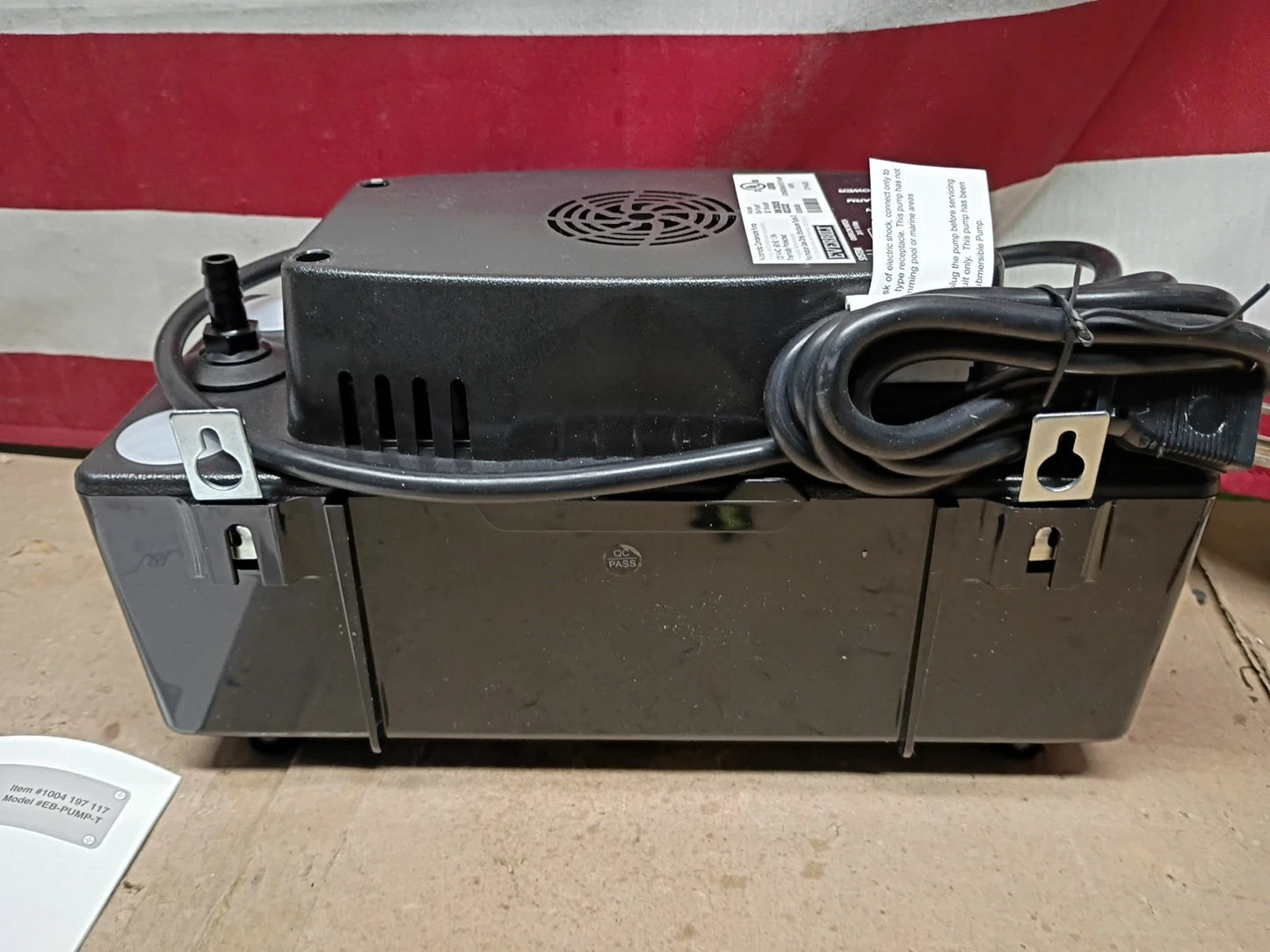 Everbilt EB-PUMP-T 120-Volt Automatic Condensate Pump W/ Hose HVAC Pump OpenBox