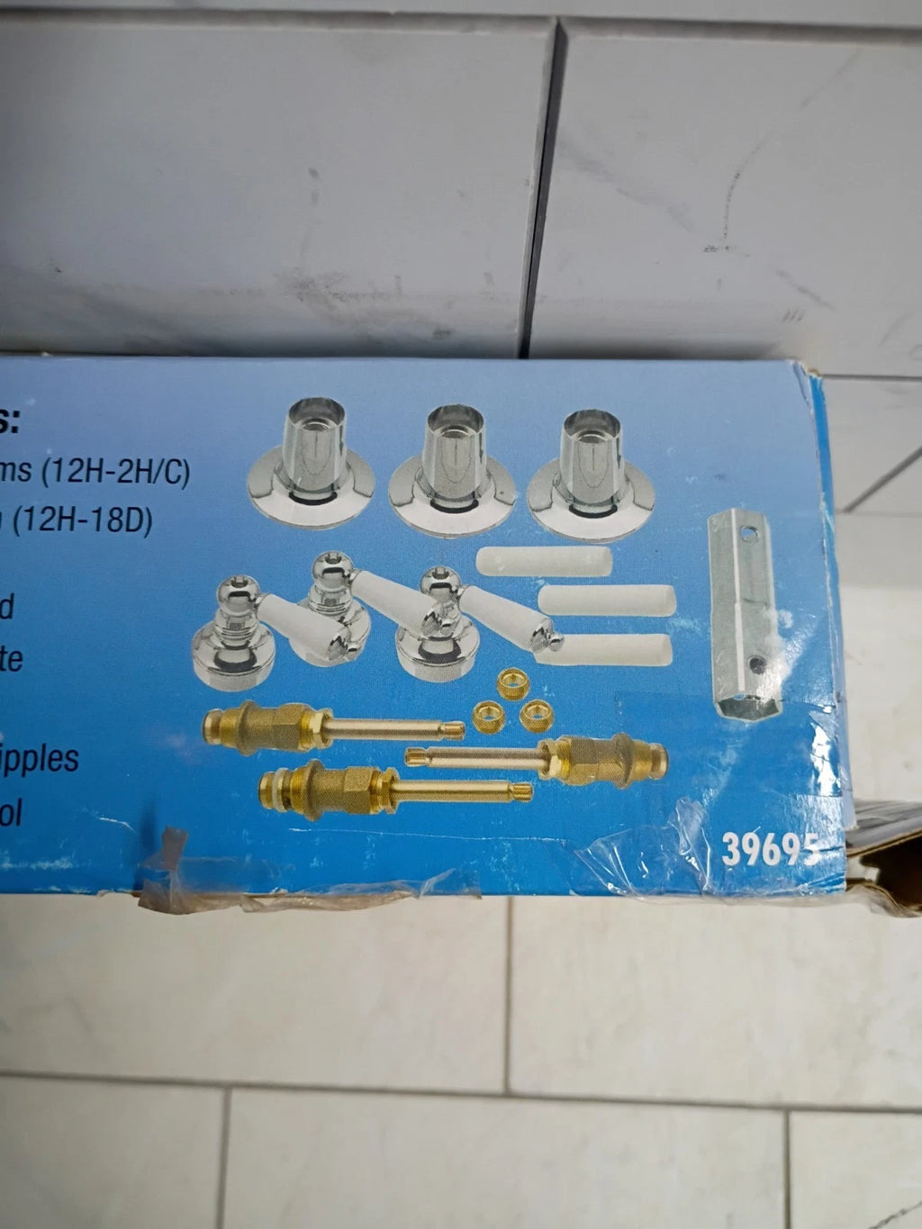 Danco Tub/Shower Remodeling Kit for Pfister - Porcelain Lever 39695 Open Box