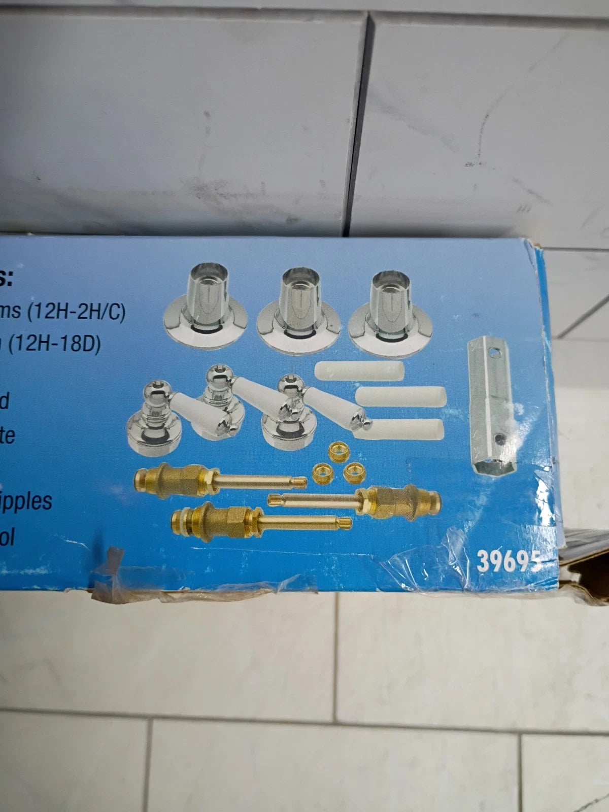 Danco Tub/Shower Remodeling Kit for Pfister - Porcelain Lever 39695 Open Box