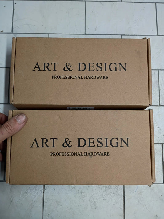 6pk Art and Design Decorative Hardware 1827-GUTON-128 5" P-bar Open Box Read