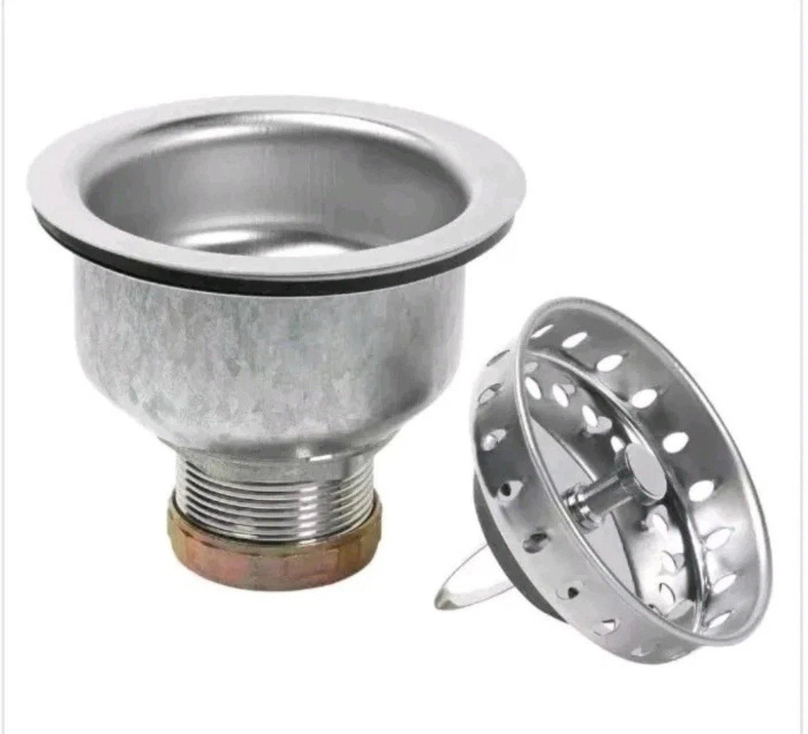 Glacier Bay 1001 966 396 Specification Sink Strainer - Stainless Steel